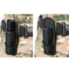 Torch Holder, Black Flashlight Holster, for Outdoor Hiking Daily Maintenance
