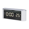 LED Alarm Clock Household Multifunctional Touch Screen Alarm Clock Indoor