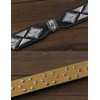 URAMAN Mens Western Belt Cowboy Country Concho Leather Belt for