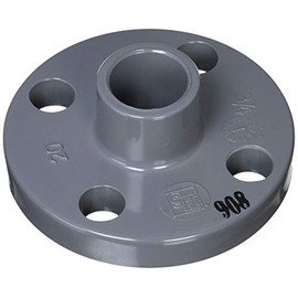 Hashimoto Sangyo Co., Ltd. HS Valve, TS Flange, U-PVC HS Flange, 10K TS Type, Connection Diameter: 20A, Model 10KTSF20