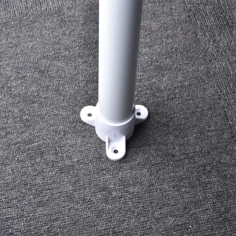 PVC Flange Cap for Pipes 3/4" (10-Pack), Furniture-Grade Table Leg