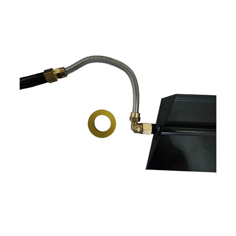 Americangaslos 15"-28" Burner Pan for Gas Fireplace Gas Fireplace Burner