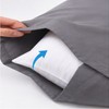 Matte Solid Color Pillowcase for Bedroom – Soft 100% Polyester