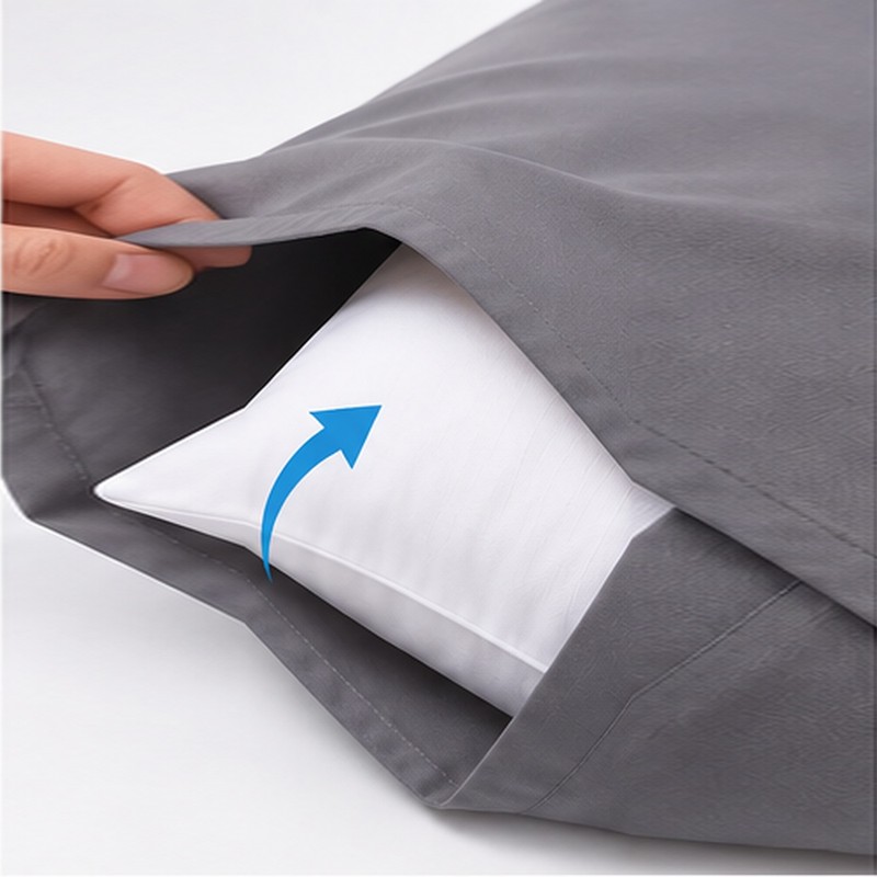 Matte Solid Color Pillowcase for Bedroom – Soft 100% Polyester