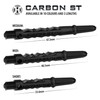 Harrows Darts 3 Sets Carbon ST Dart Shafts - Total