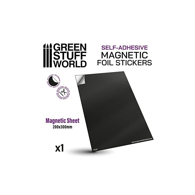Green Stuff World Magnetic Sheet - Self Adhesive 1046
