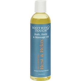 Soothing Touch Bath, Body and Massage Oil Rest & Relaxation - 8 fl Oz ( Multi-Pack)