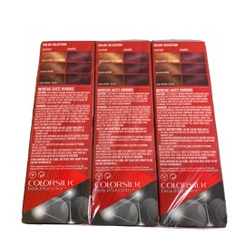 Revlon Permanent Hair Color Dye Colorsilk 4.4 oz 34 Deep Burgundy 3 Pack