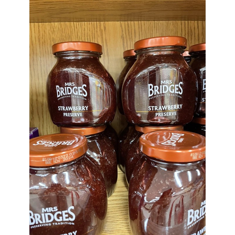 Mrs Bridges 2 PACK MRS. BRIDGES STRAWBERRY PRESERVE 12 oz