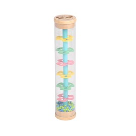 TOYANDONA Baby Educational Toys Kids Musical Instruments 1PC Rain Sound Tube Plastic Shaking Tube Sensory Toy Rain Sound Maker Falling Beads Toy for Toddlers Children Rain Stick Kids Educational Toys