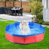 Foldable Dog Pool, Dog Pool Swimming Pool for Dogs and