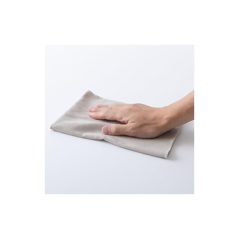 Teijin Achikocchi Dish Towel, Beige, Thin Edition, Medium Size