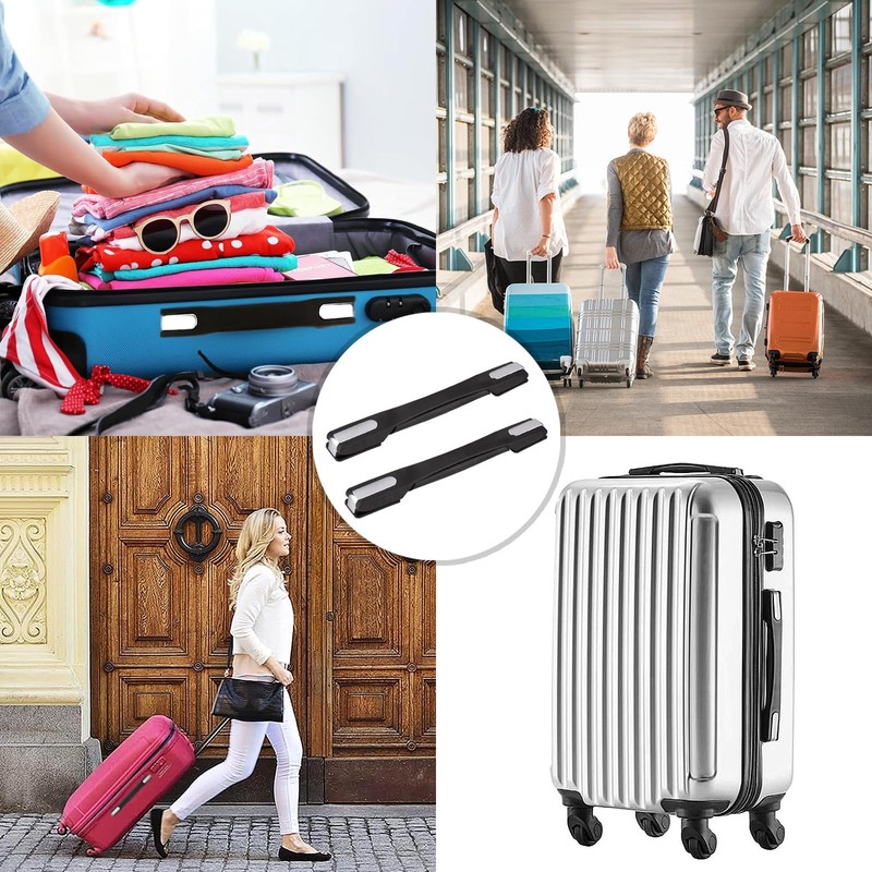 Begpoee 2 x Replacement Luggage Handles, Suitcase Handle, Replacement Handles