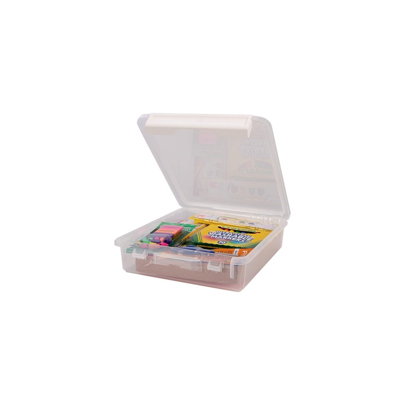 Plano PLA1313 Single Cubby Cube | Clear Storage Bin with