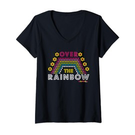 Lite-Brite Over The Rainbow V-Neck T-Shirt