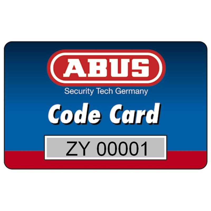 ABUS Profile Cylinder Lock D6XNP 40/45 B/SB with Keycard and