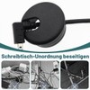DLPRK Pack of 10 Desk Cable Grommet, Desk Cable Hole
