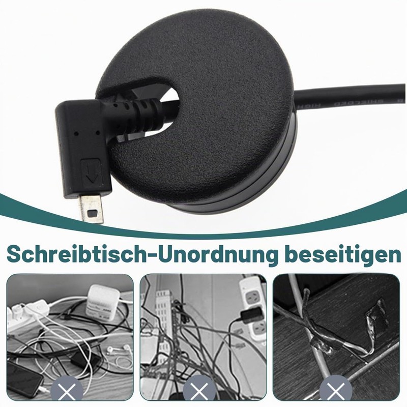 DLPRK Pack of 10 Desk Cable Grommet, Desk Cable Hole