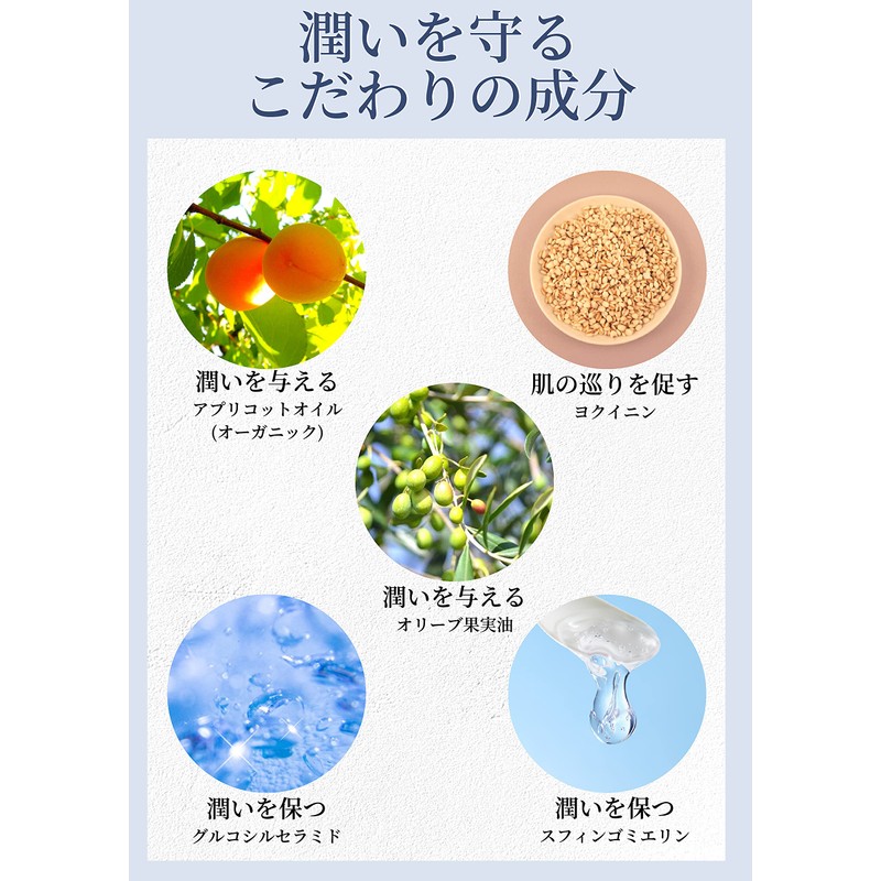Yu-ki Moisturizing Cleansing Gel Formulated with Natural Human-Shaped Ceramide, 5.3