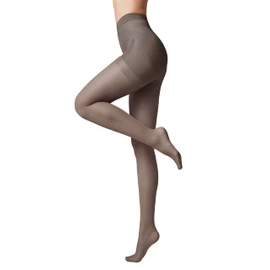 Conte elegant Modelling Women's Tights with Push-Up Effect - X-PRESS 20 Denier - Shaping Fine Tights Women's Tights - Plain -, Graphite