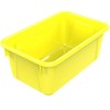 Storex Small Cubby Bin, Yellow