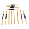 12 Pairs 7A Drumstick Maple Wood Oval Tip Anti Slip