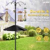 iBorn Squirrel Baffle for Bird Feeder Pole, 19.5” Oversized Squirrel