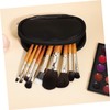 OHPHCALL 9pcs Travel Makeup Brush Holder Foundation Eye Blush Brushes