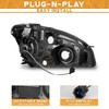Halogen Headlights for 2005-2006 Nissan Altima Headlight Assembly Compatible with