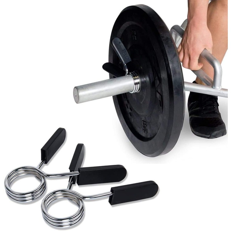 Voarge Dumbbell Bar Spring Lock Pack of 4 Weight Lever