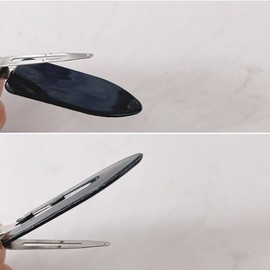 Conpru No Bend Hair Clips, 12 Pieces, No Crease Hair Clips for Hair Styling and Makeup Application