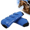 2pcs Horse Front Leg Boots PU Shell Horse Tendon Boots