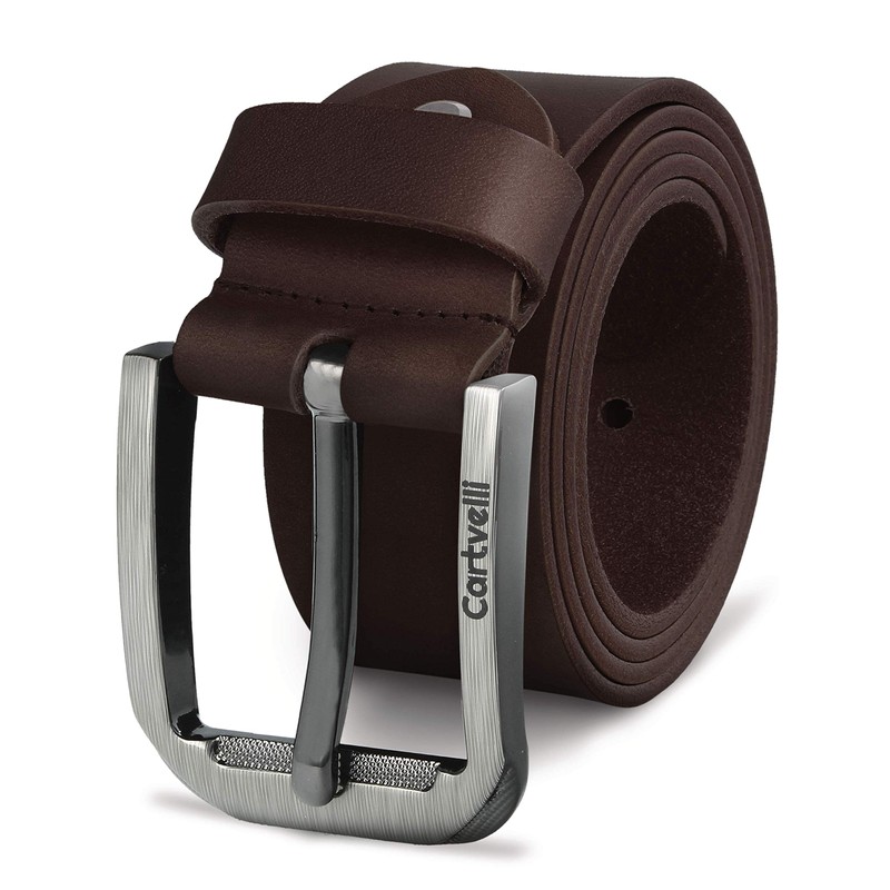 Cartvelli Premium Men's Leather Belt Made in Germany with Gift