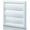 Blauberg White Gravity Grille 125 mm - 5 inch External