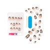 KISS Majestic, 30 Pcs Press On Nails, Medium Coffin Fake