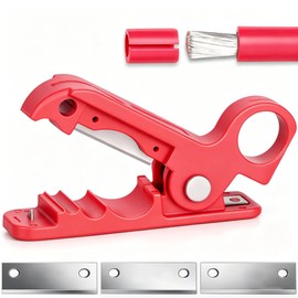 AMZCNC - Herramienta pelacables de cables 12-4/0 AWG, pelacables de profundidad preestablecida, sin adivinanzas, sin daños en cobre, herramienta de pe