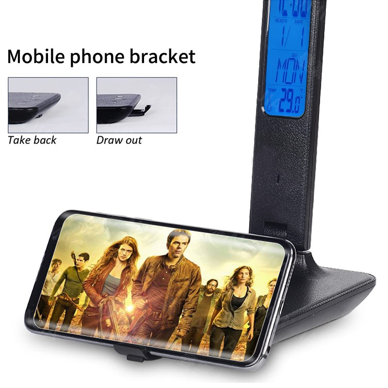 LED Desk Lamp with 10W Wireless Charger, USB Charging, Touch