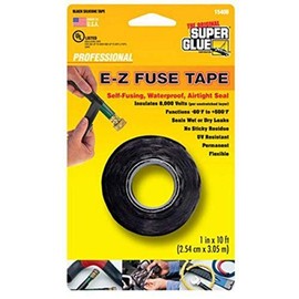 Super Glue The Original 15408 E-Z Fuse Tape, black, 1 inches width x 10 feet length