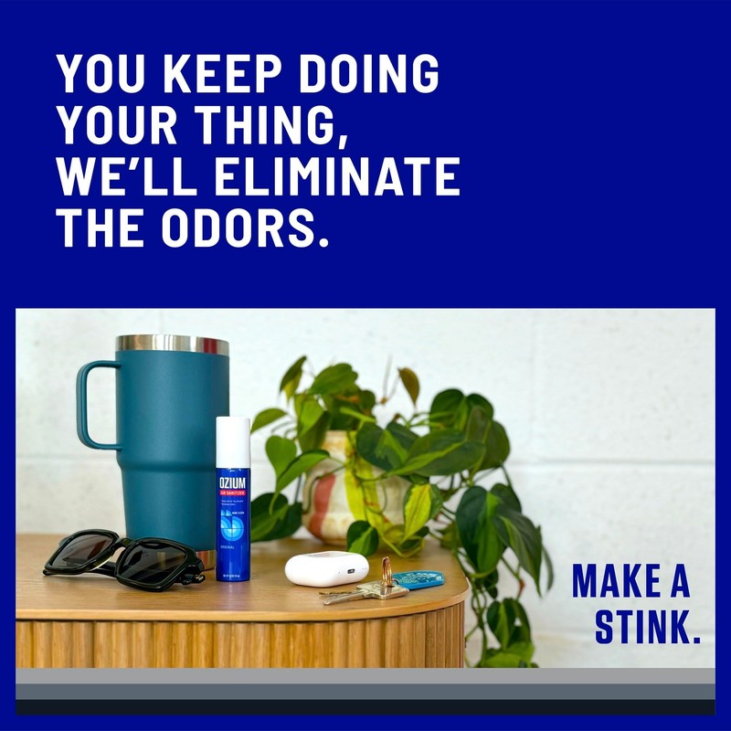 Ozium Air Sanitizer & Odor Eliminator for Homes, Cars, Offices