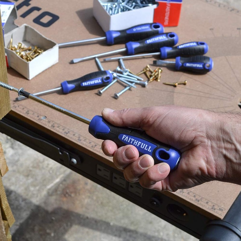 Faithfull FAISDPH2 Soft-Grip Screwdriver Phillips PH2 x 100mm