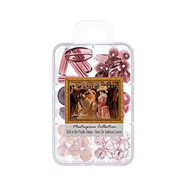 John Bead - Colección Masterpiece - Caja de cuentas de vidrio en el Moulin Rouge-Henri de Toulouse-Lautrec