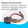 Tail Lights Connector Pigtail Plug Wire Harness Compatible with Fiat