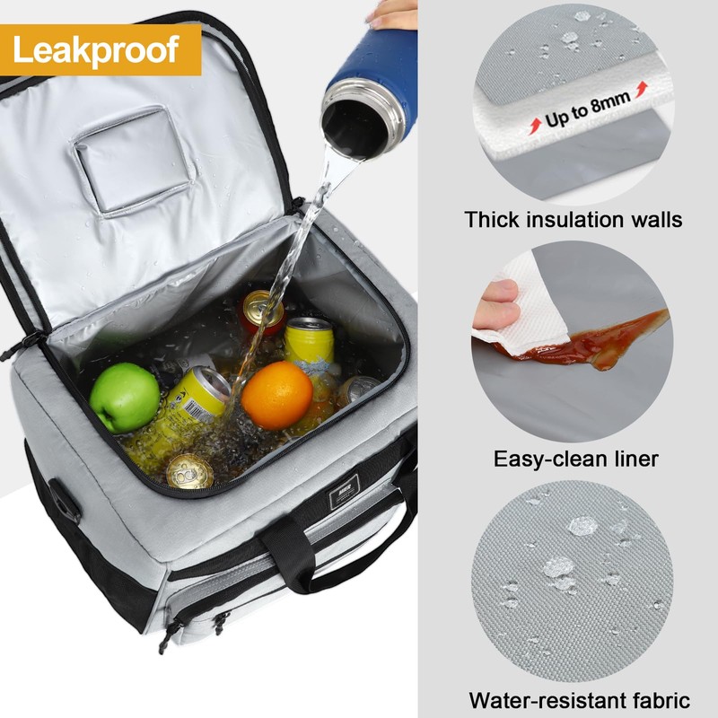 MIER 30L Extra Large Soft Cooler Bag with Bottle Opener