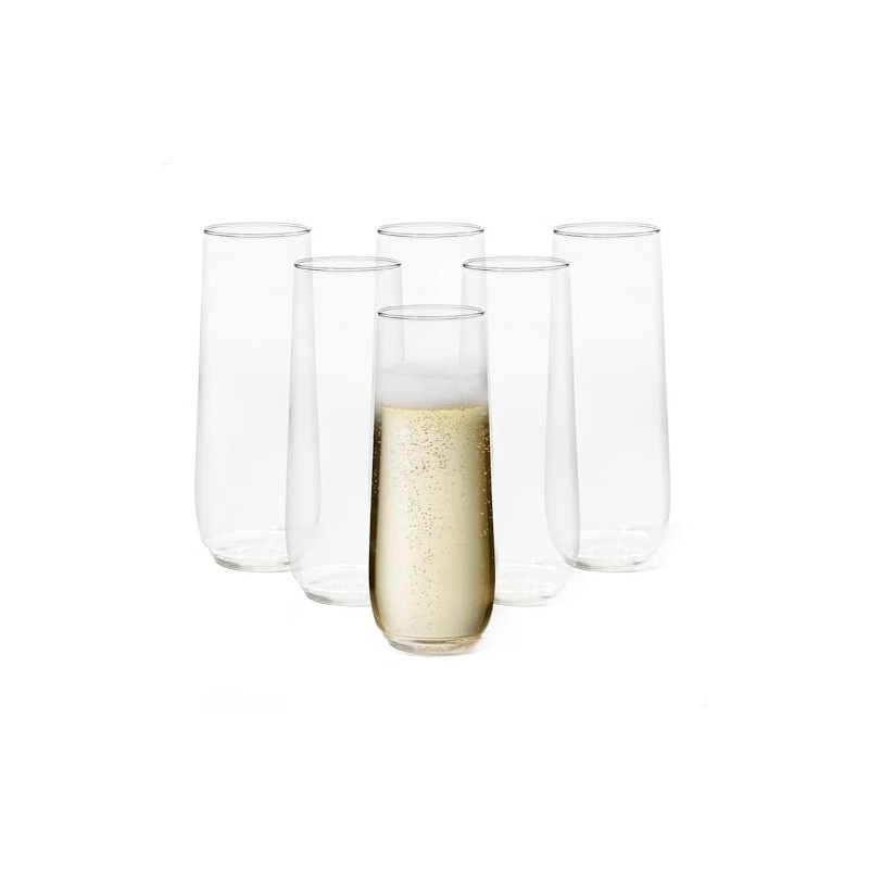 TOSSWARE POP 9oz Stemless Champagne Flute Set of 48, ,