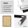 nielsen Atlanta 6x8" Aluminium Black Matt Photo Frame Portrait &