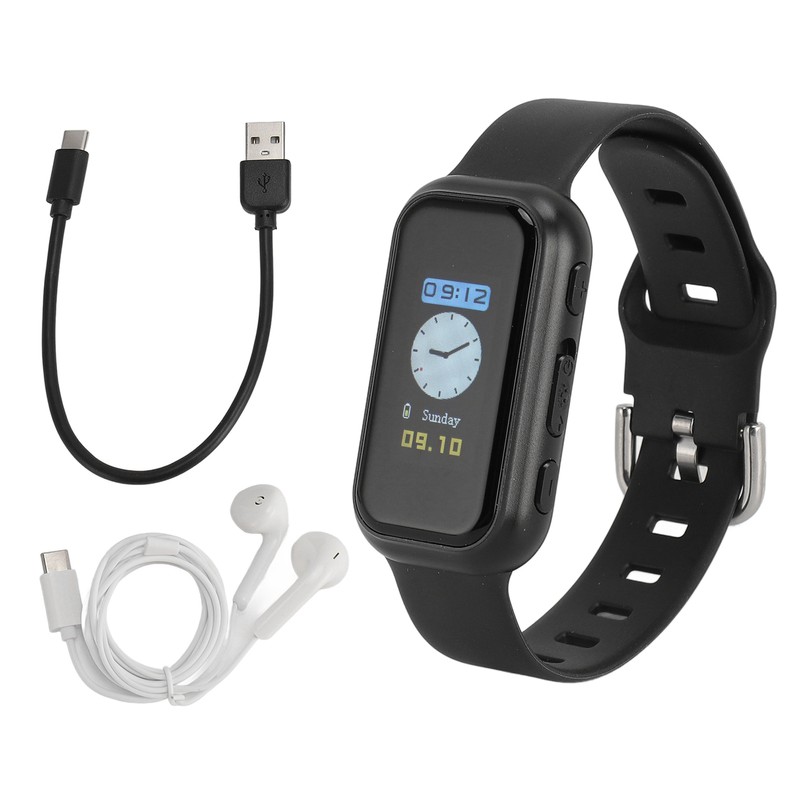 Voice Recorder Watch HD Noise Reduction MP3 Player File Encryption
