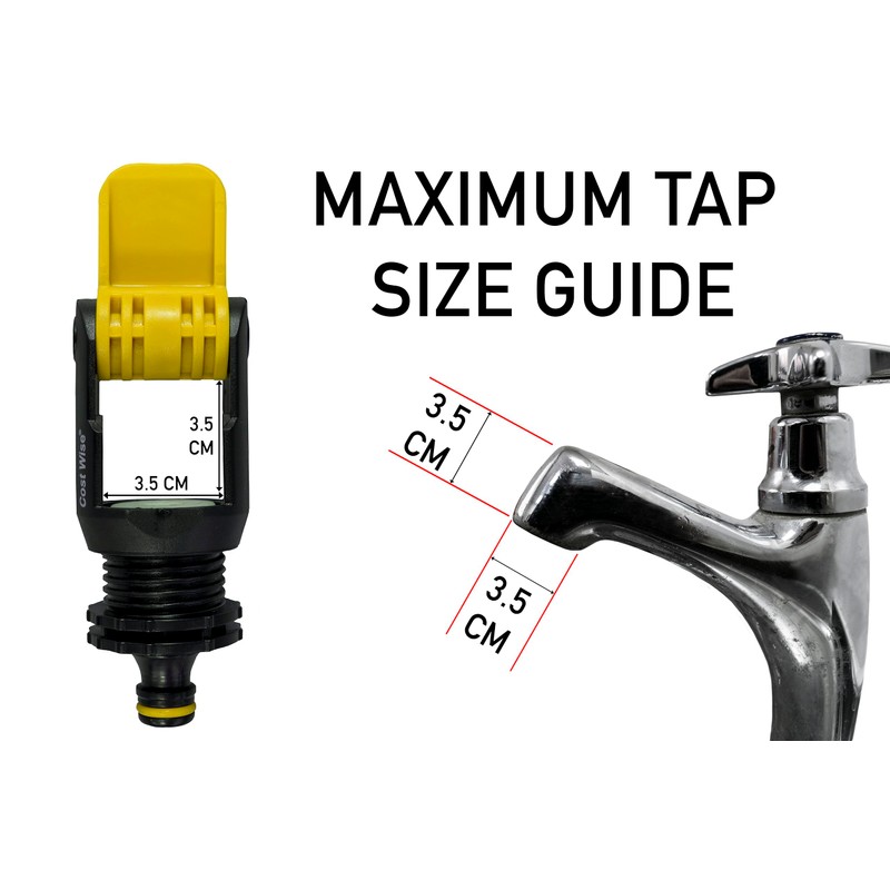 Cost Wise kitchen adjustable tap fitting to join a garden