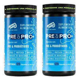 Probioticos Y Prebioticos 4 En 1 Bpn Pro Pre&pro Con Enzimas Sin Sabor