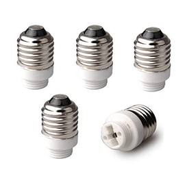 ShuoHui 5x Lamp Socket Adapter Converter E27 Socket to G9 Lamp Socket for LED Halogen Energy-Saving Lamps