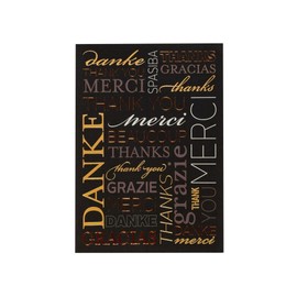 NIQUEA.D, Multi Language Thank You Card